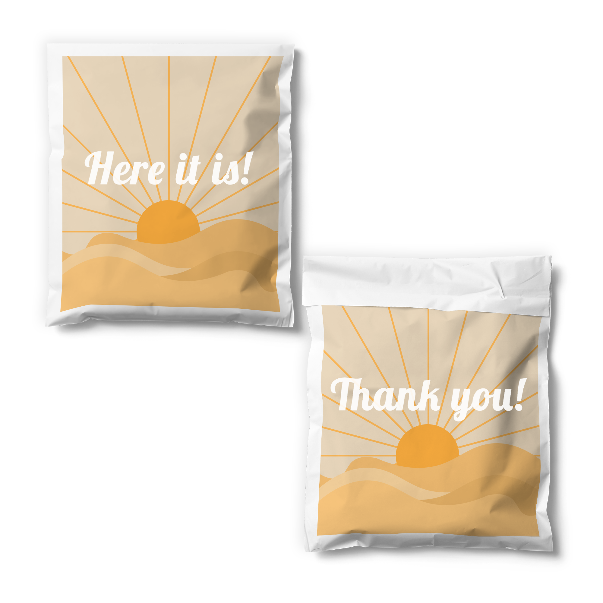 Custom Poly Mailers Full Color Poly Mailer Bags PackM